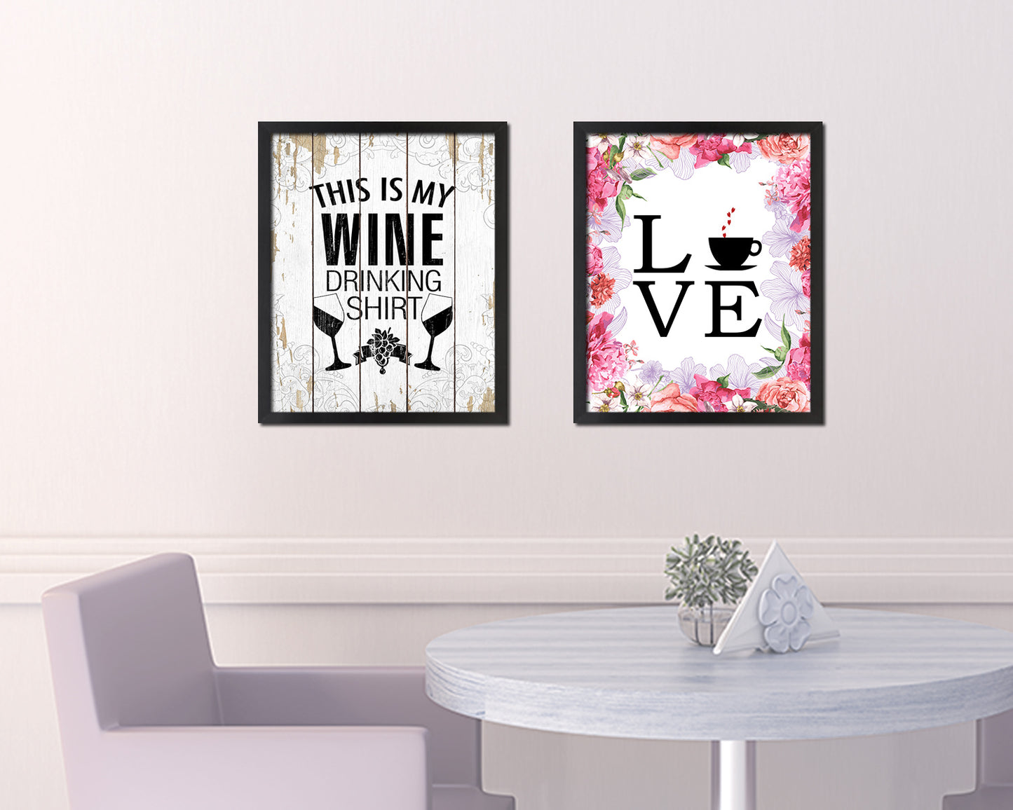 This is my wine drinking shirt Words Wood Framed Print Wall Decor Art Gifts