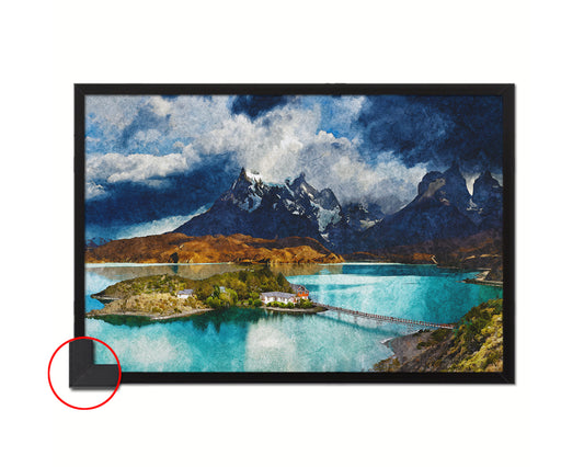 Torres Del Paine National Park, Lake Pehoe, Cuernos Mountains, Patagonia, Chile