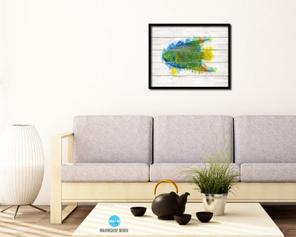 Angelfish Framed Print Modern Restaurant Sushi Bar Modern Watercolor Wall Art Decor