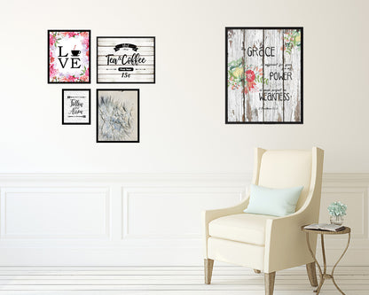 My Grace is sufficient for your for my Power Quote Framed Print Home Decor Wall Art Gifts