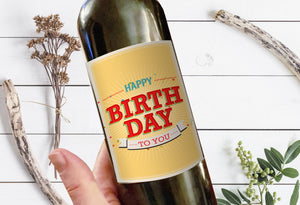 Happy Birthday To You Gift Label Holiday Personalized Gifts 8001