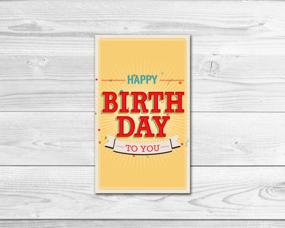 Happy Birthday To You Gift Label Holiday Personalized Gifts 8001