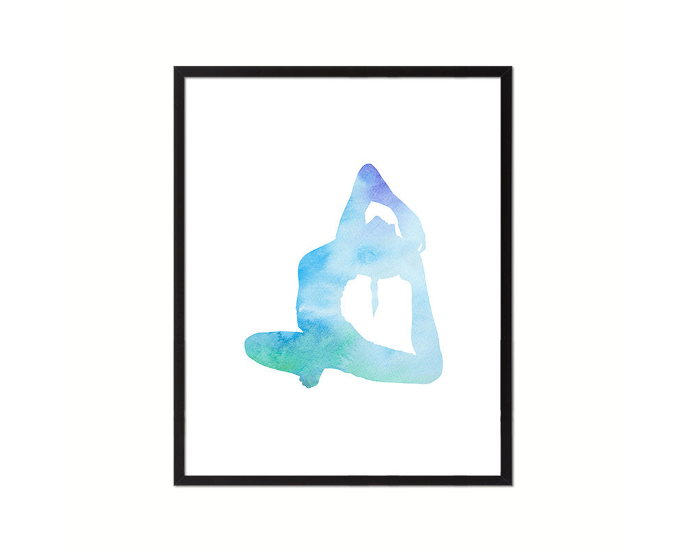 Yoga Pose Yoga Wood Framed Print Wall Decor Art Gifts