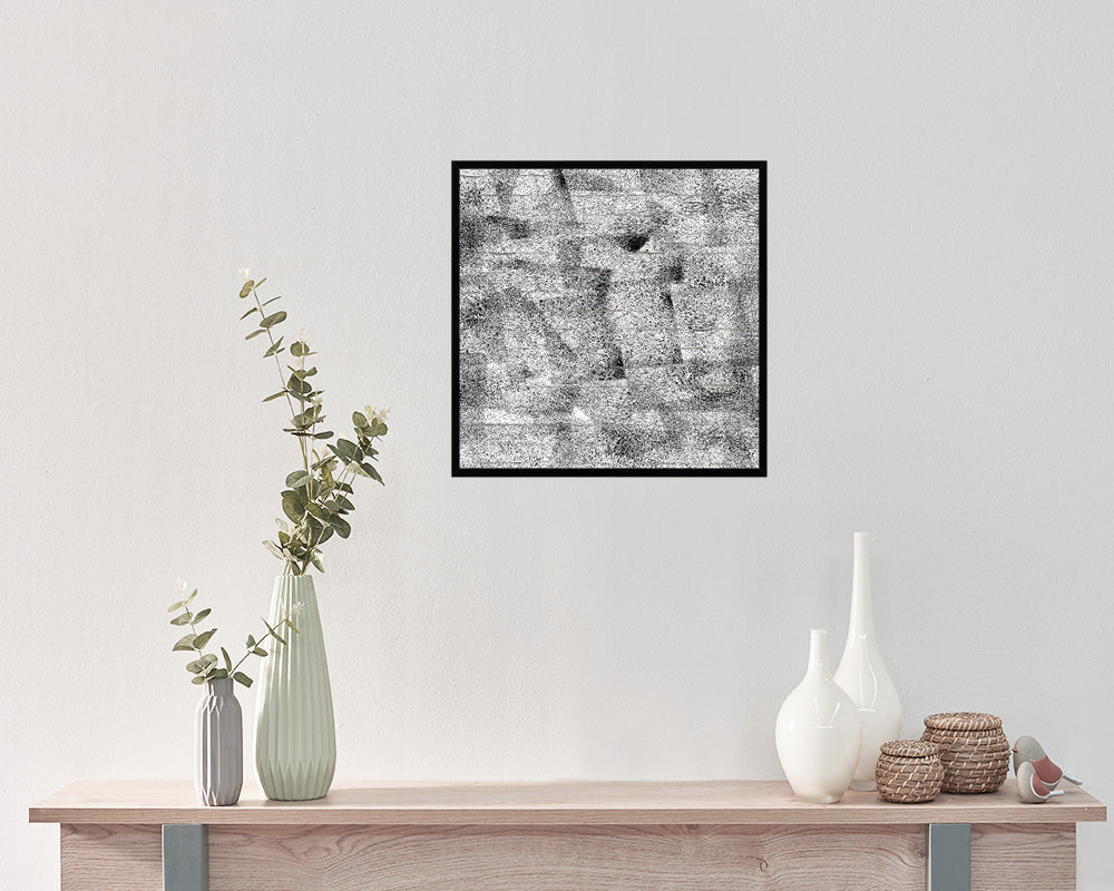 Foam Roller Abstract Artwork Wood Frame Gifts Modern Wall Decor Art Prints