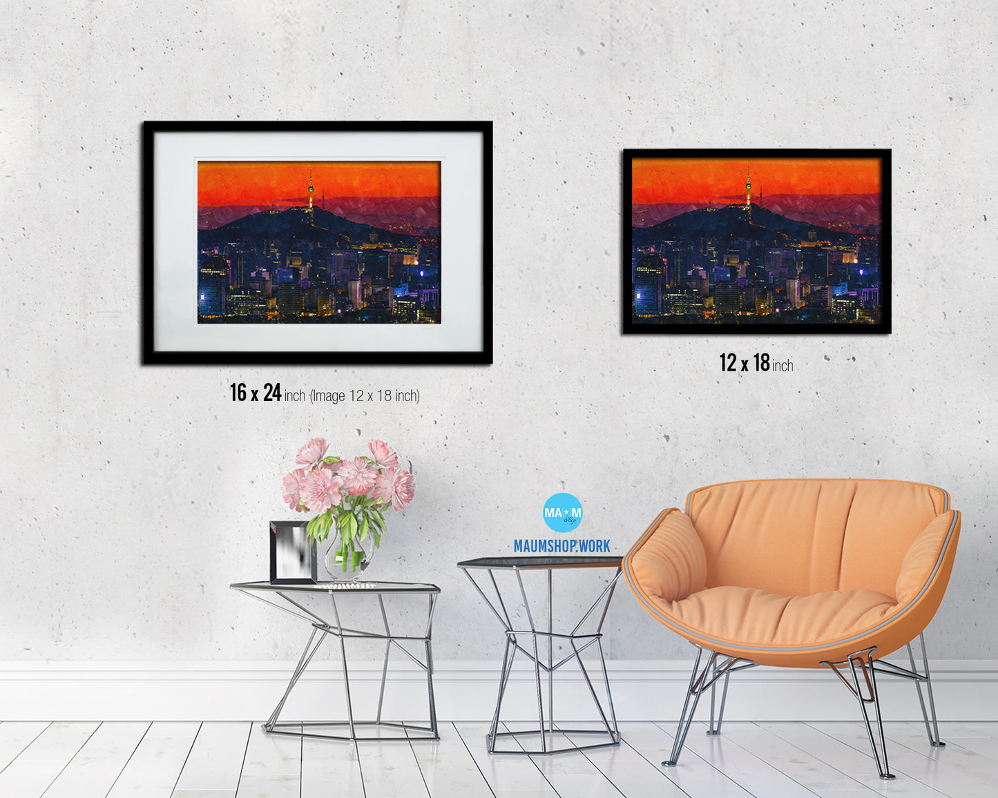 Twilght Cityscape Seoul, Asia, Korea, Landmark