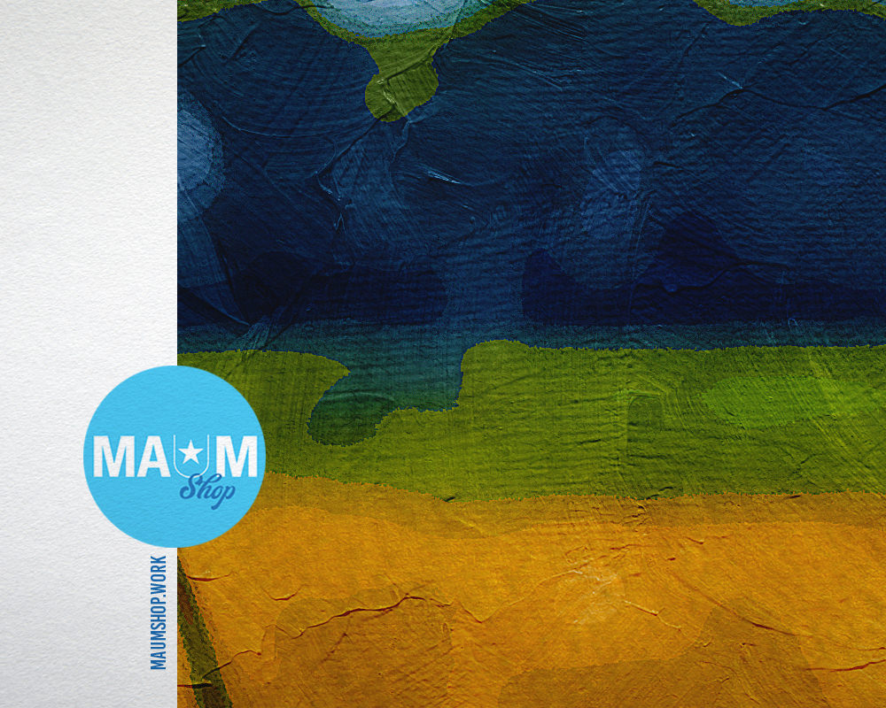 Barley Paddy Field Landscape Artwork Framed Painting Print Art Wall Decor Gifts