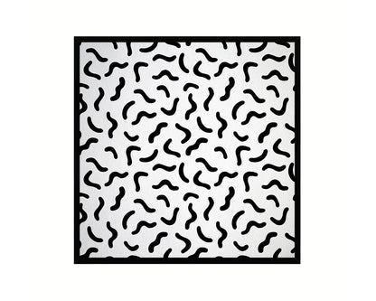 Abstract Black Artwork Wood Frame Gifts Modern Wall Decor Art Prints