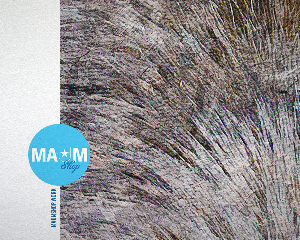 Gorillas Animal Painting Print Framed Art Home Wall Decor Gifts