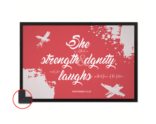 She believed she could so she did Quote Framed Print Wall Decor Art Gifts