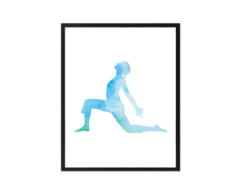 Yoga Pose Yoga Wood Framed Print Wall Decor Art Gifts