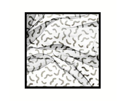 Abstract Black Artwork Wood Frame Gifts Modern Wall Decor Art Prints