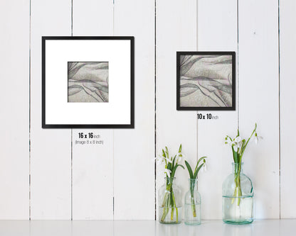 Abstract Line Artwork Wood Frame Gifts Modern Wall Decor Art Prints