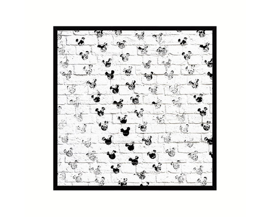 Foam Roller Abstract Artwork Wood Frame Gifts Modern Wall Decor Art Prints