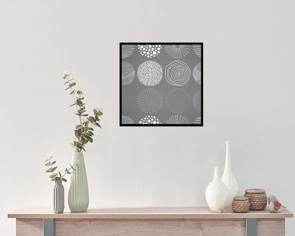 Shape Abstract Artwork Wood Frame Gifts Modern Wall Decor Art Prints