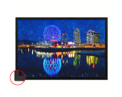 Vancouver Night, British Columbia, North America, Canada, Landmark