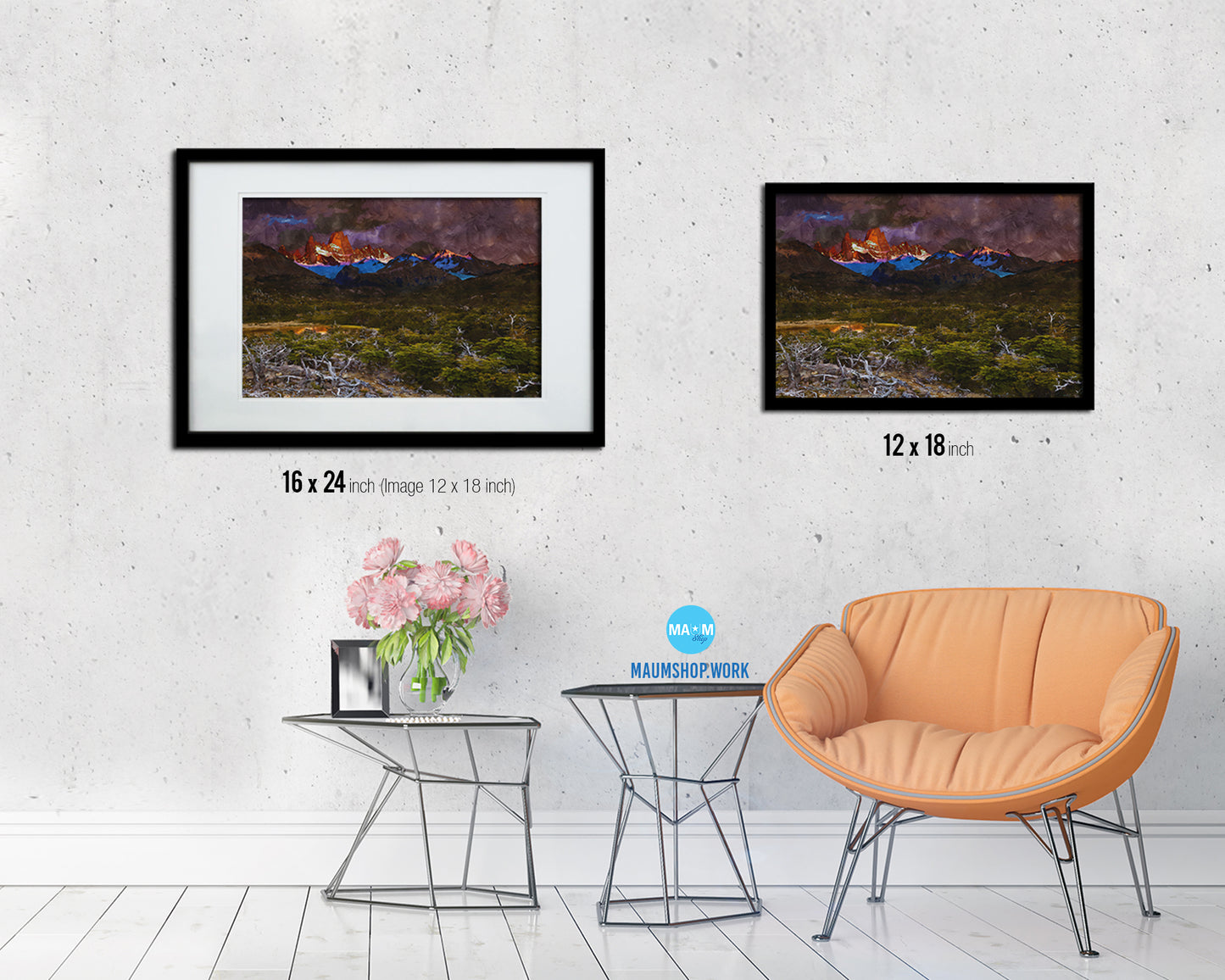 Mount Fitz Roy, Los Glaciares National Park, Sunrise, Patagonia, South America, Argentina, Landmark