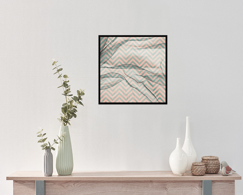 Geometric Abstract Artwork Wood Frame Gifts Modern Wall Decor Art Prints