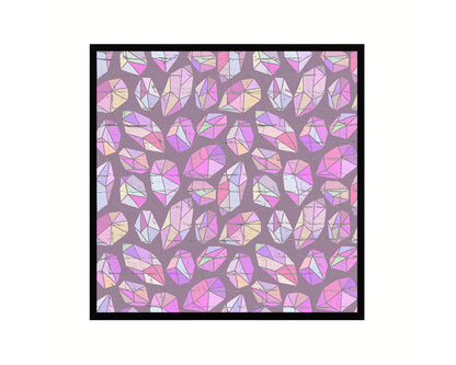 Abstract Pink Artwork Wood Frame Gifts Modern Wall Decor Art Prints