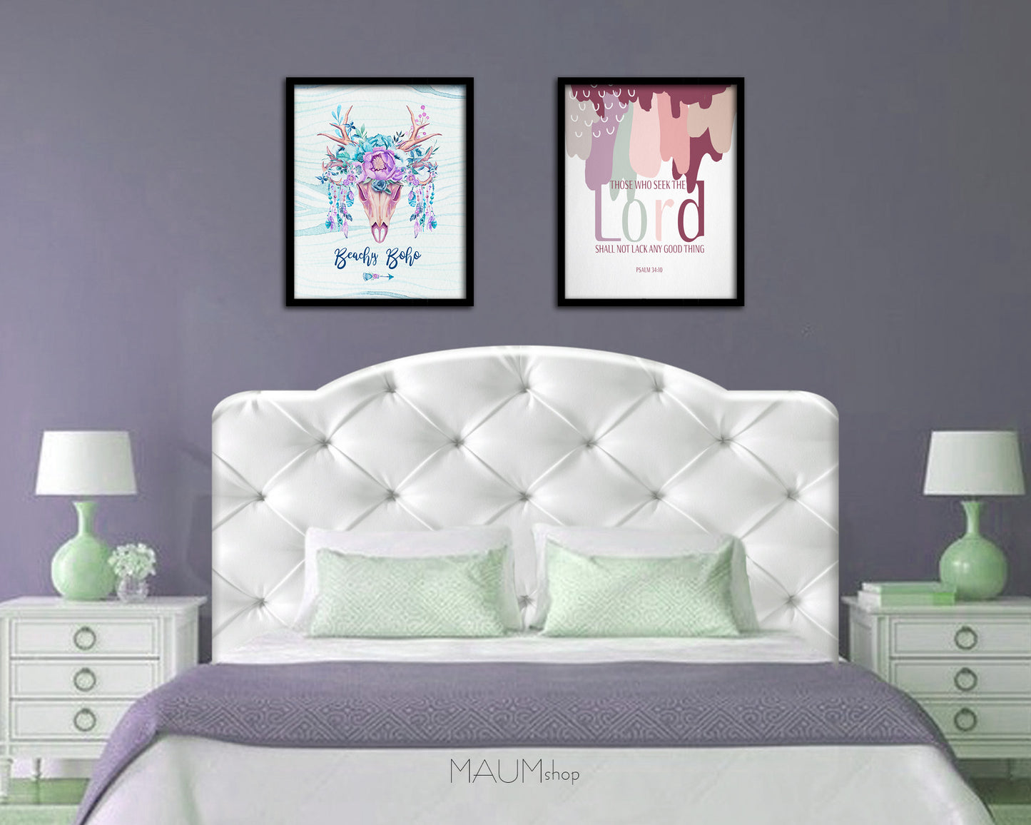 Those who seek the Lord shall not lack any good thing, Psalm 34:10 Bible Verse Scripture Art