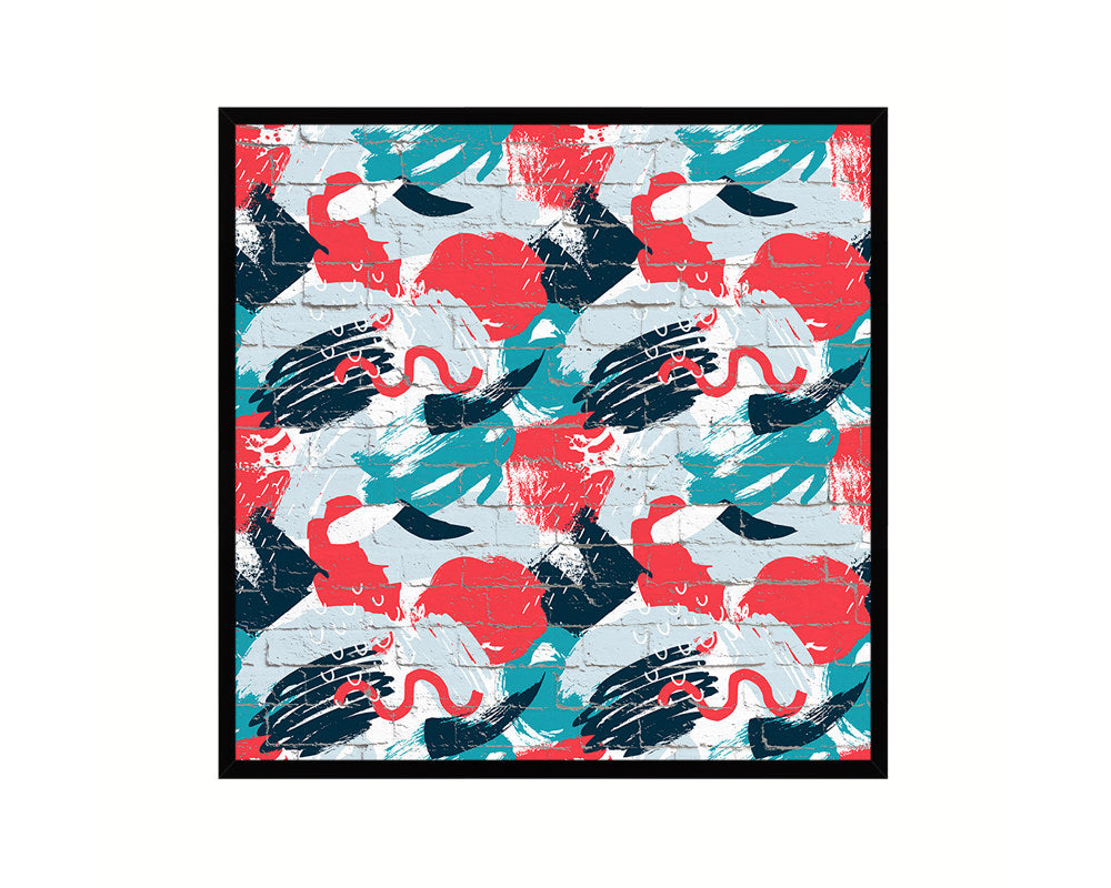 Abstract Painting Artwork Wood Frame Gifts Modern Wall Decor Art Prints