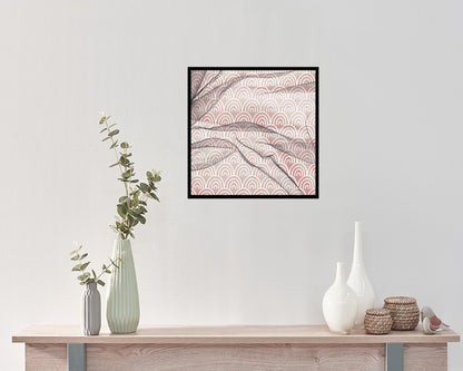Abstract Red Artwork Wood Frame Gifts Modern Wall Decor Art Prints