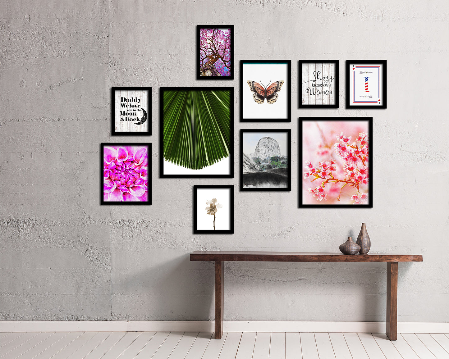 Licuala Grandis, Ruffled Fan Palm Tropical Leaf Framed Print Home Decor Wall Art Gifts