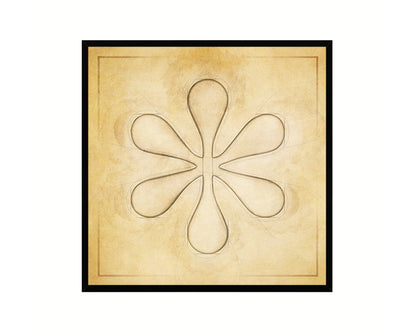 Asterisk * Punctuation Vintage Symbol Art Prints Black Framed Home Classroom Wall Decor English Teacher Gifts