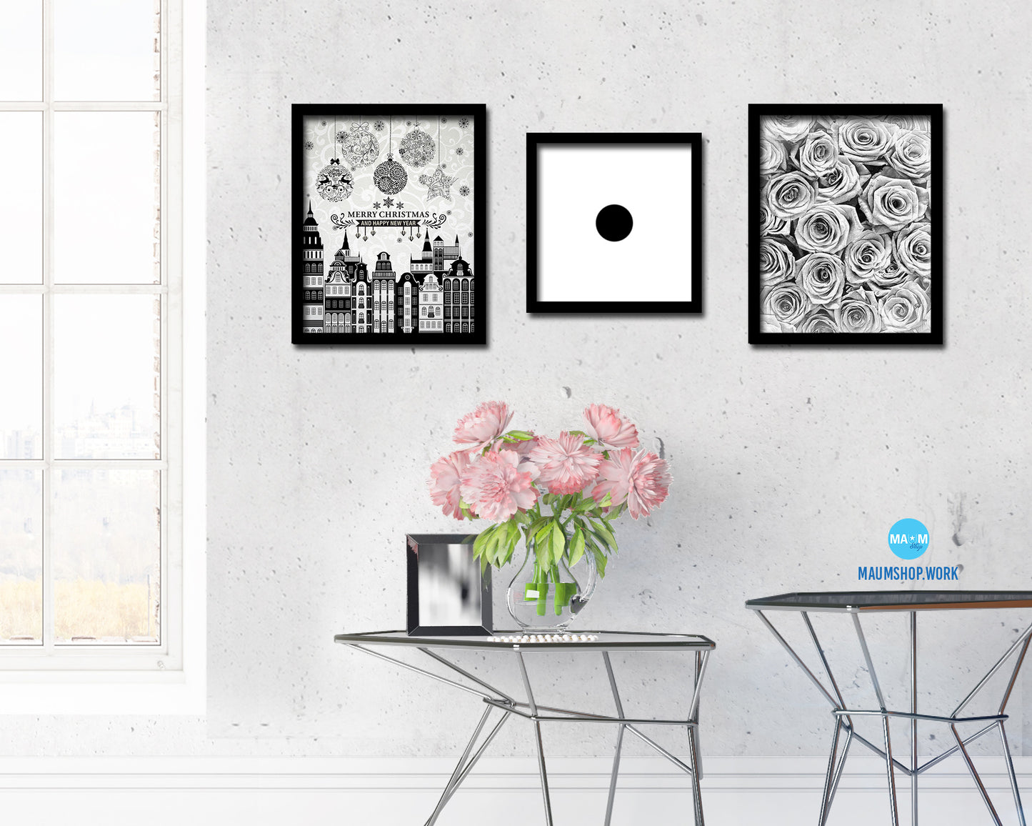 Dice 1 Punctuation Symbol Framed Print Home Decor Wall Art English Teacher Gifts