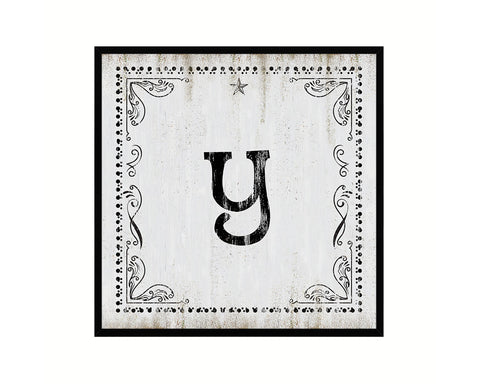 Letters R Custom Monogram Personality Name Sign Framed Prints Wall Art Decor