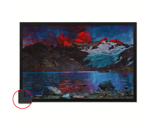Laguna De Los Tres, Mount Fitz Roy, Dramatical Sunrise, Patagonia, South America, Argentina, Landmark