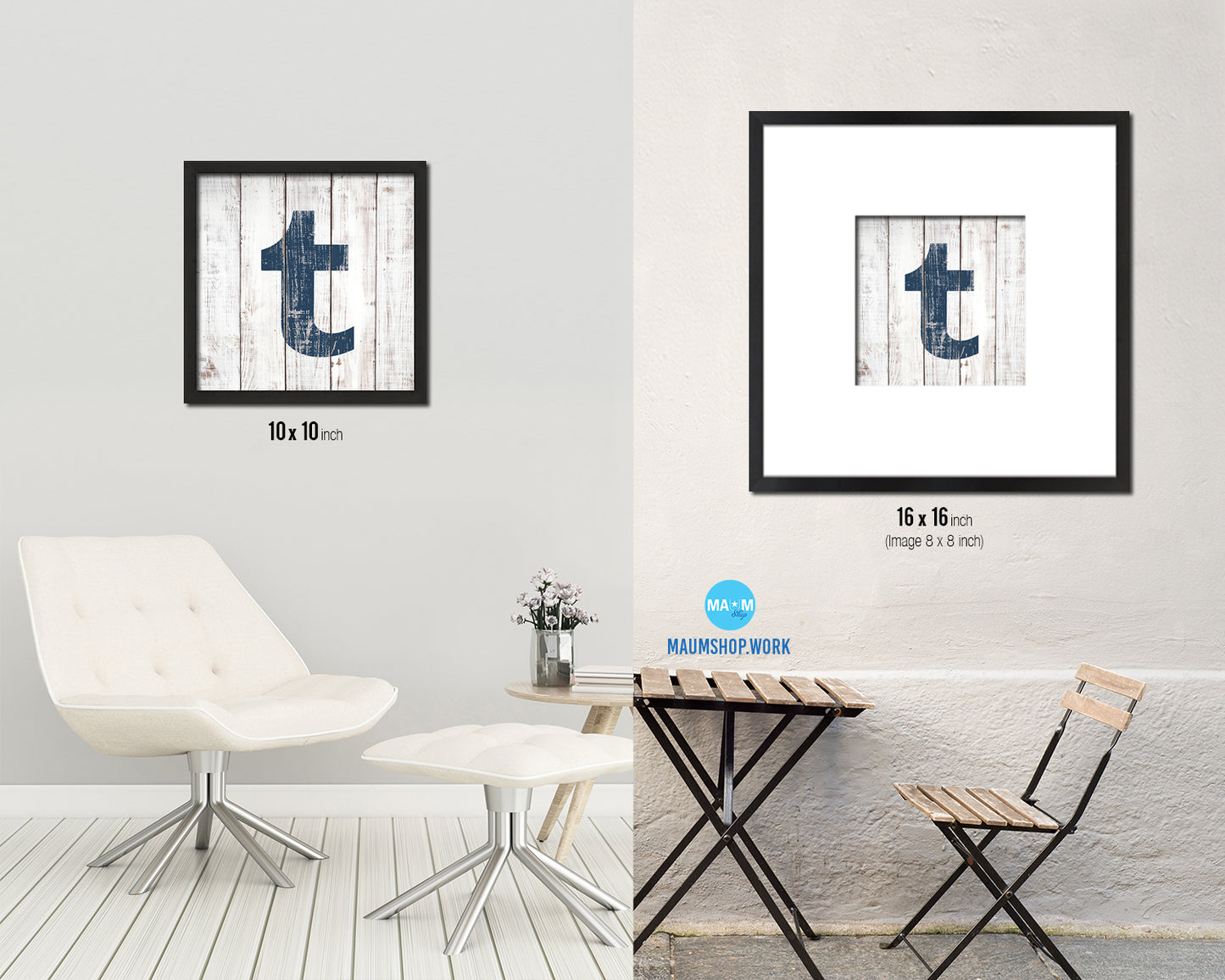 Tumblr Social Media Symbol Icons logo Framed Print Shabby Chic Home Decor Wall Art Gifts