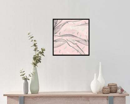 Abstract Artwork Wood Frame Gifts Modern Wall Decor Art Prints