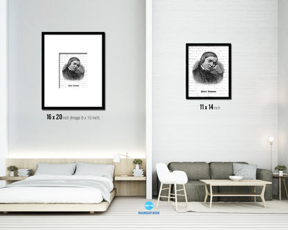 Robert Schumann Classical Music Framed Print Orchestra Teacher Gifts Home Wall Decor