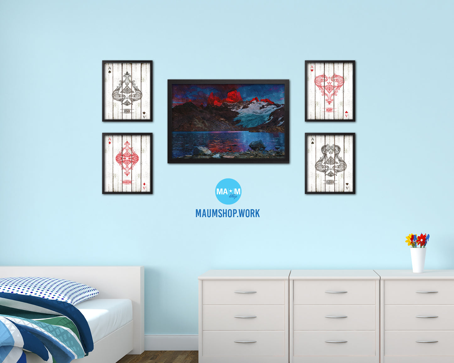 Laguna De Los Tres, Mount Fitz Roy, Dramatical Sunrise, Patagonia, South America, Argentina, Landmark