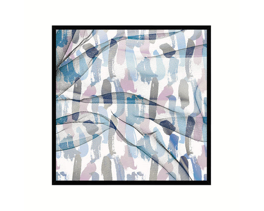 Abstract Blue Artwork Wood Frame Gifts Modern Wall Decor Art Prints