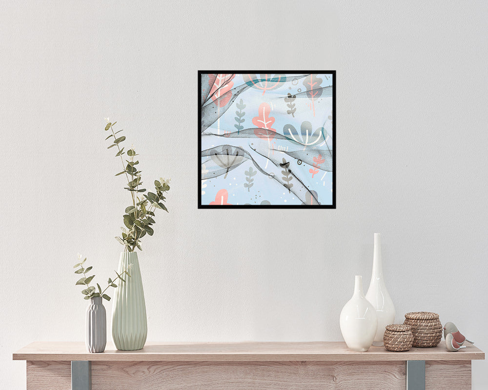 Garden Abstract Artwork Wood Frame Gifts Modern Wall Decor Art Prints