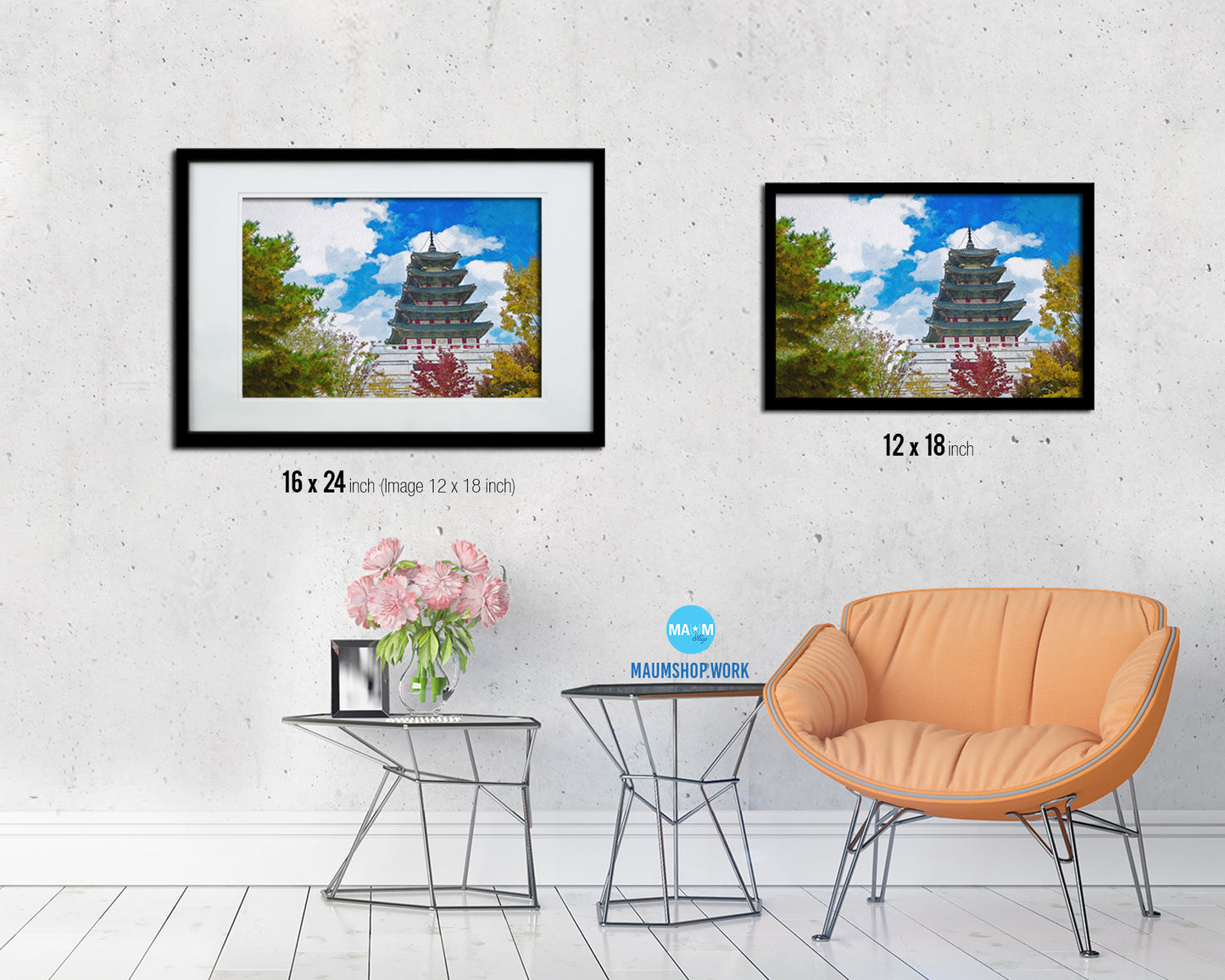 Gyeongbokgung Palace, National Folk Museum, Seoul, Asia, Korea, Landmark