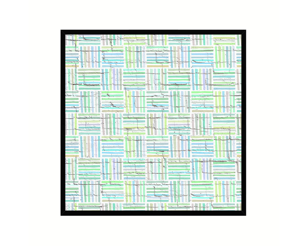 Abstract Blue Artwork Wood Frame Gifts Modern Wall Decor Art Prints