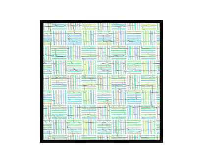 Abstract Blue Artwork Wood Frame Gifts Modern Wall Decor Art Prints