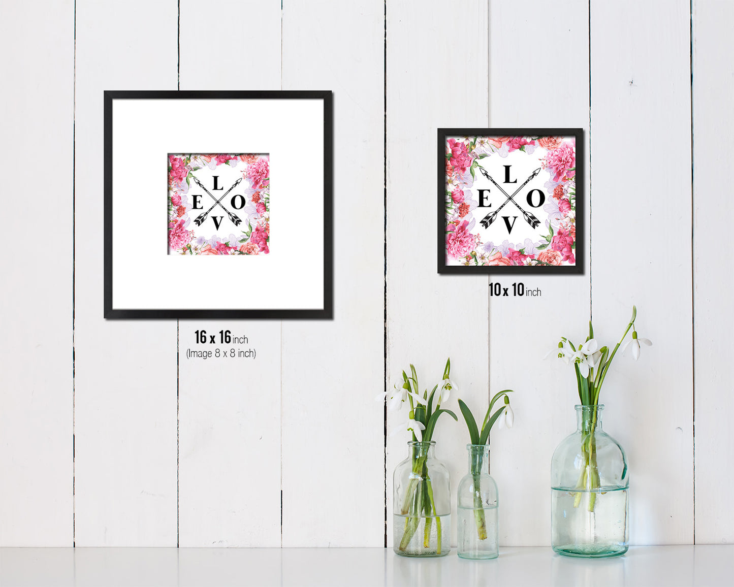 LOVE Quote Framed Print Home Decor Wall Art Gifts