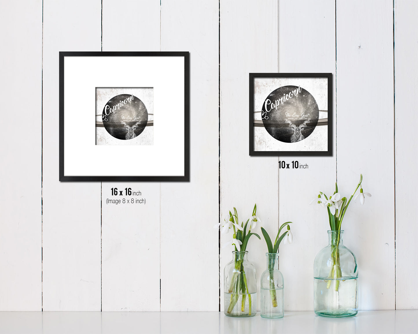 Capricorn Astrology Prediction Yearly Horoscope Wood Framed Print Wall Art Decor Gifts