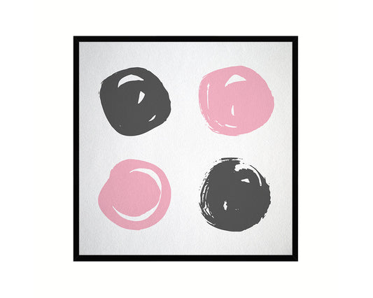 Brush Object Abstract Artwork Wood Frame Gifts Modern Wall Decor Art Prints