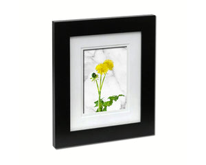 Dandelion Marble Texture Plants Art Wood Framed Print Wall Decor Gifts