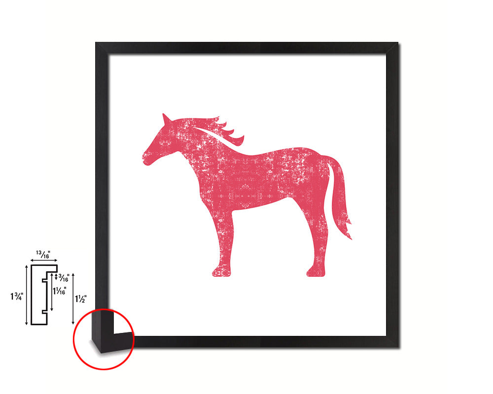 Horse Animal Nursery Room Fine Art Paper Prints Home Decor Wall Art Gifts