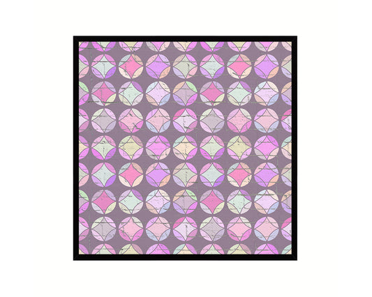 Abstract Pink Artwork Wood Frame Gifts Modern Wall Decor Art Prints