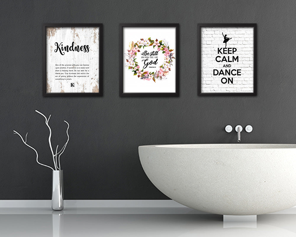 [MAUM] Multipurpose Black Picture Frame with Art