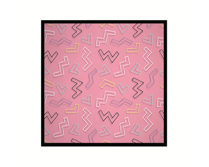 Abstract Black Artwork Wood Frame Gifts Modern Wall Decor Art Prints