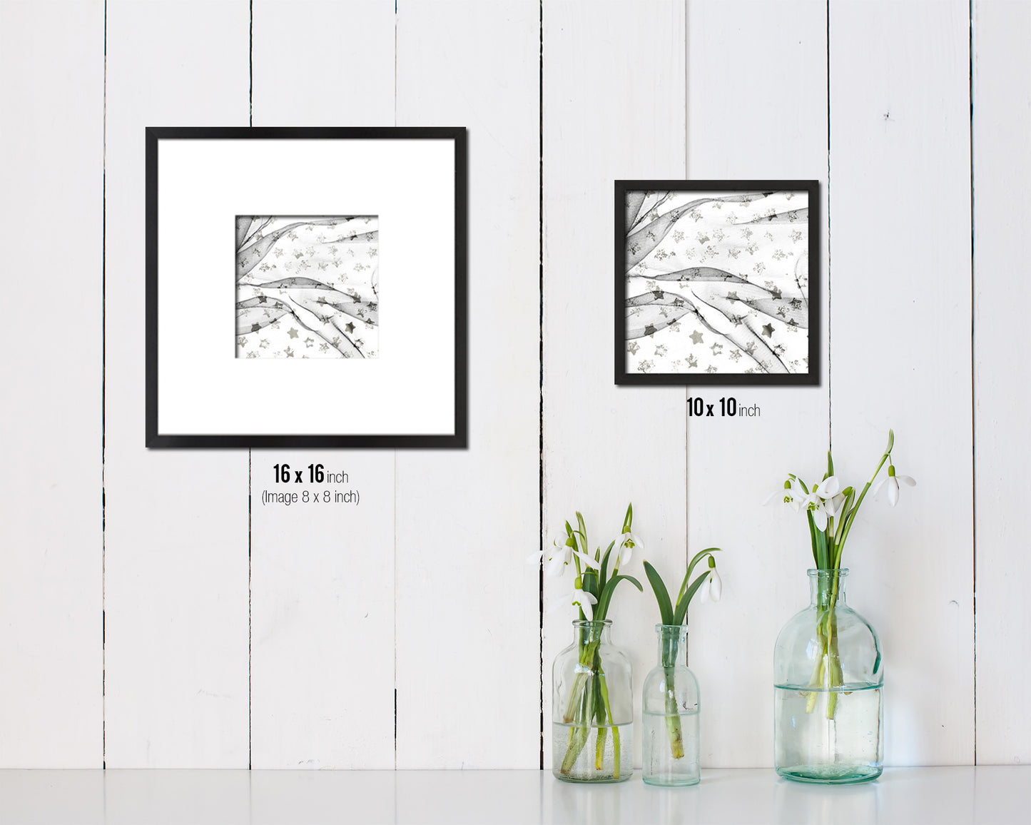 Foam Roller Abstract Artwork Wood Frame Gifts Modern Wall Decor Art Prints