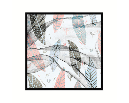 Garden Abstract Artwork Wood Frame Gifts Modern Wall Decor Art Prints