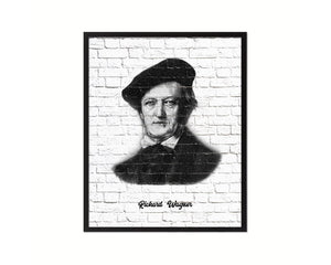 Richard Wagner Classical Music Framed Print Orchestra Teacher Gifts Home Wall Decor